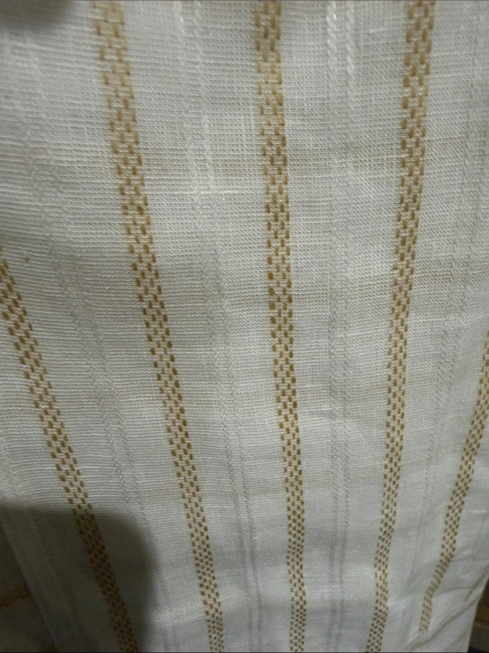 NEW Mara Hoffman Diega Cover Up Dress in Breezy White Gold Stripes S Small